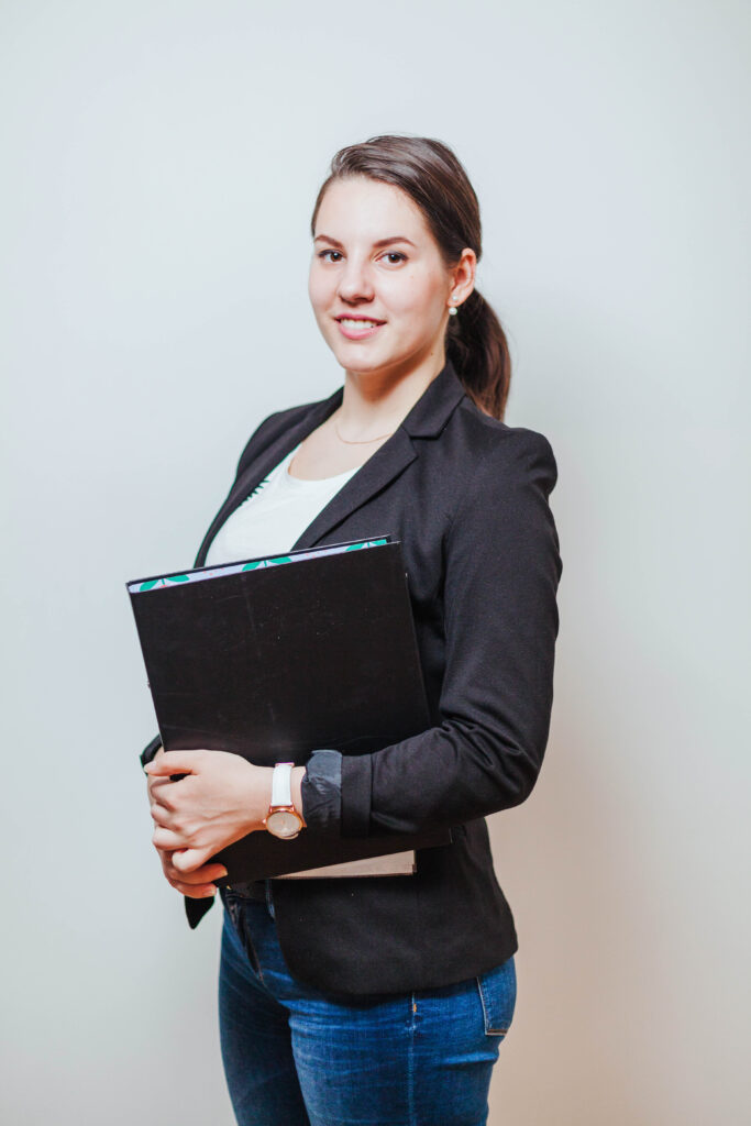cheerful-woman-with-folder